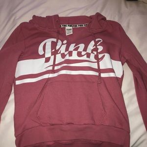 pink sweatshirt